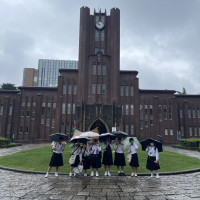 東京大学にて